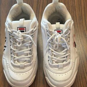 Fila White Sneakers Chunky Design Low-Top